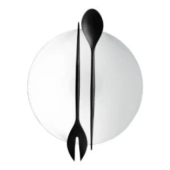 Normann Copenhagen Krenit Salad Serving Set (Order Quantity: 8) -Danish Design Store Krenit salad set black on bowl 300dpi cf09da42 52f2 40c3 860c 14f59443fda1