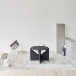 Round Coffee Table 19 Round Coffee Table -Danish Design Store KristinaDamStudio Table Black Accesories