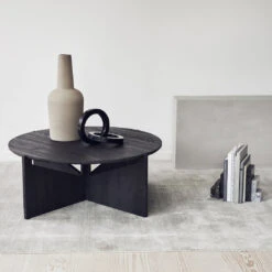 Round Coffee Table 18 Round Coffee Table -Danish Design Store KristinaDamStudio Table XL Black