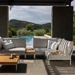 LEVEL 2 Outdoor Corner Modular Sofa 31 LEVEL 2 Outdoor Corner Modular Sofa -Danish Design Store LEVEL2 Set white ash HOUE 5202 high1