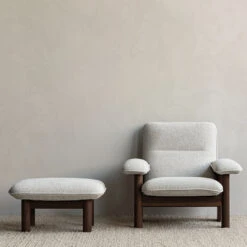 Brasilia Ottoman 40 Brasilia Ottoman -Danish Design Store MENU Brasilia Lounge Chair Brasilia Ottoman Gravel Rug 9 edfbd032 4259 436b abad 38d160e32f62