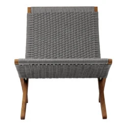 MG501 Cuba Outdoor Lounge Chair 20 MG501 Cuba Outdoor Lounge Chair -Danish Design Store MG501 teak oil anthracite grey flatrope front 2fb97ea8 8fa0 433f aaa5 c9e492a6f2c2
