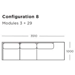 Maho Modular Sofa (Modules 29-32) 41 Maho Modular Sofa (Modules 29-32) -Danish Design Store Maho Configuration 8 Modules 3 29