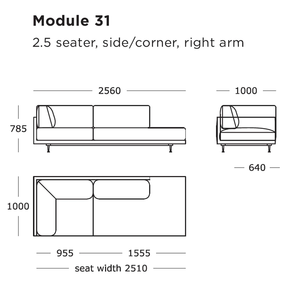 Maho Modular Sofa (Modules 29-32) 18 Maho Modular Sofa (Modules 29-32) - Image 16