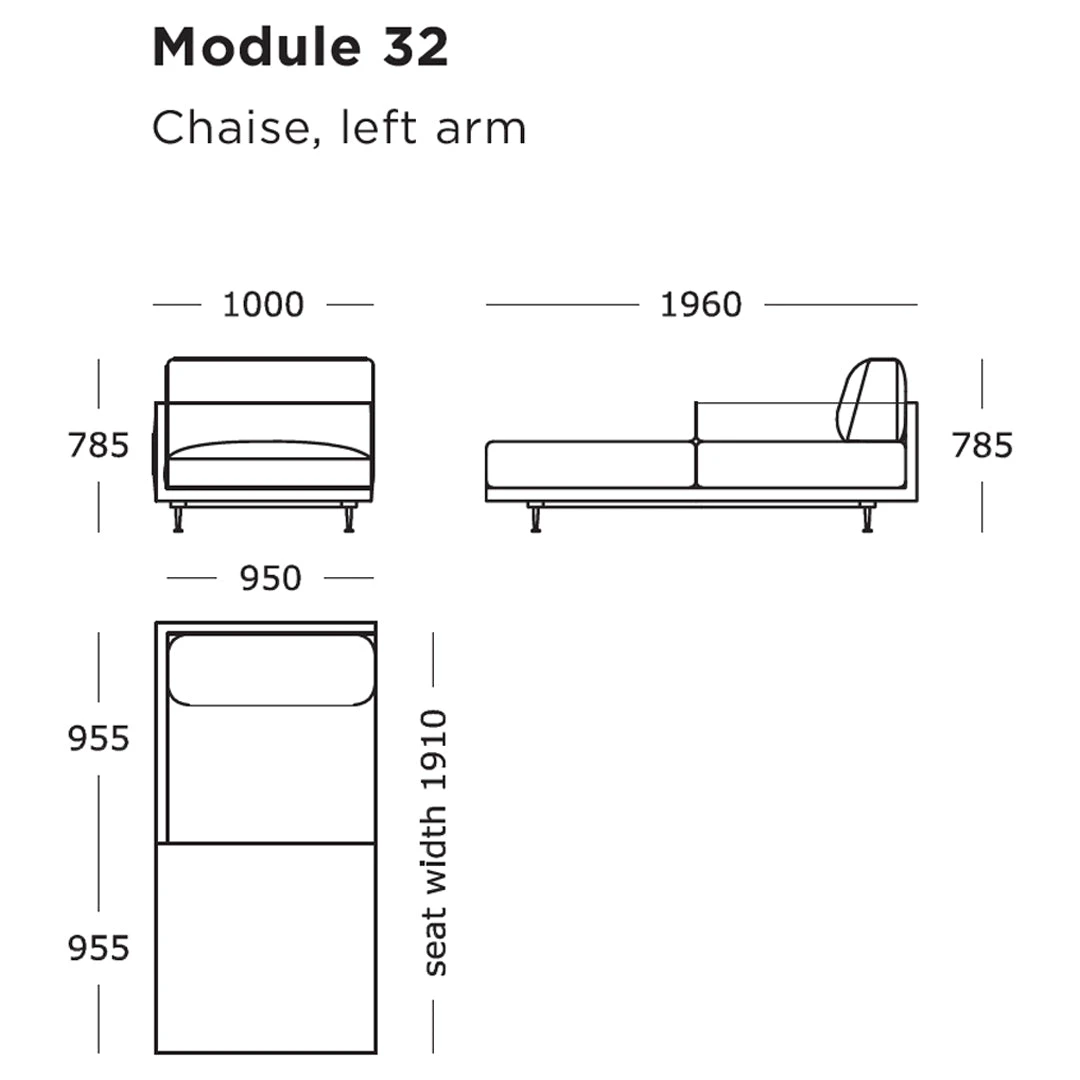 Maho Modular Sofa (Modules 29-32) 19 Maho Modular Sofa (Modules 29-32) - Image 17