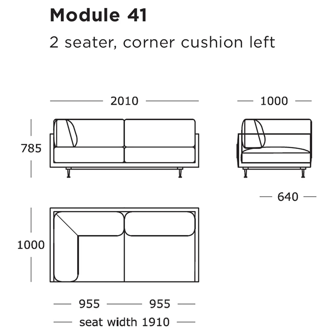 Maho Modular Sofa (Modules 41-43) 6 Maho Modular Sofa (Modules 41-43) - Image 4