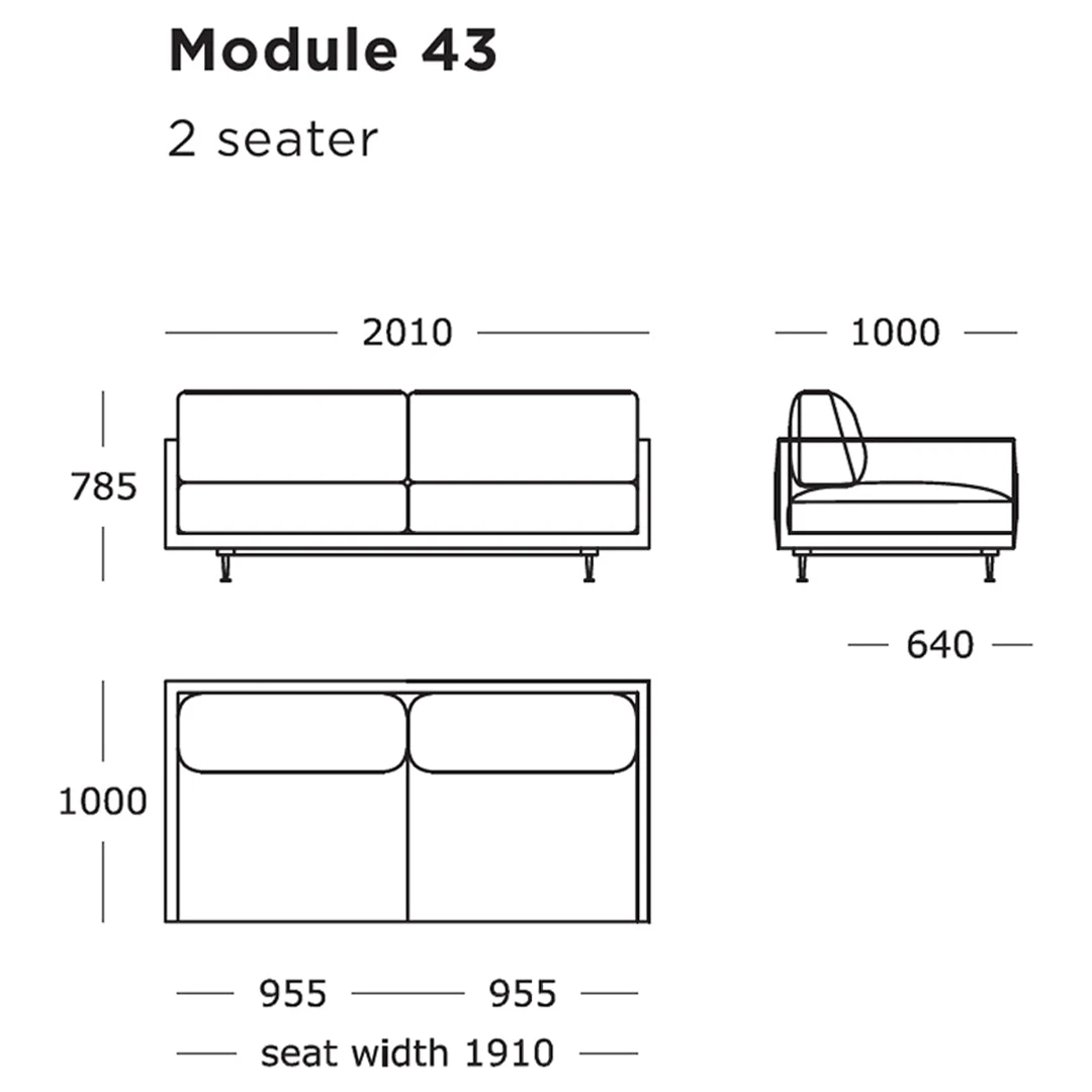 Maho Modular Sofa (Modules 41-43) 8 Maho Modular Sofa (Modules 41-43) - Image 6