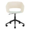Maree 405 Office Chair - 5-Star Base W/ Casters - Seat Upholstered -Danish Design Store Maree405OfficeChair 5 StarBasewCastors SeatUpholstered 31