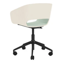Maree 405 Office Chair - 5 Star Base W/ Casters - Front Upholstered -Danish Design Store Maree405OfficeChair 5StarBasewCastors FrontUpholstered 12