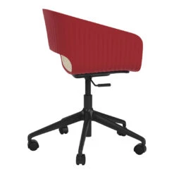 Maree 406 Office Chair - 5 Star Base W/ Casters - Front Upholstered -Danish Design Store Maree406OfficeChair 5StarBasewCastors FrontUpholstered 22