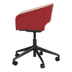 Maree 406 Office Chair - 5 Star Base W/ Casters - Front Upholstered -Danish Design Store Maree406OfficeChair 5StarBasewCastors FrontUpholstered 7