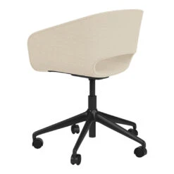 Maree 406 Office Chair - 5 Star Base W/ Casters - Fully Upholstered -Danish Design Store Maree406OfficeChair 5StarBasewCastors FullyUpholstered 10