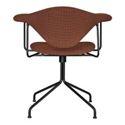 Gubi Masculo Meeting Chair - Swivel Base -Danish Design Store Masculo Swivel Chair Colline 568 Black Back