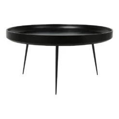 Mater Bowl Table -Danish Design Store Mater 01612 BowlTable XLarge Black Packshot