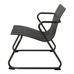 Mater Ocean Lounge Chair 17 Mater Ocean Lounge Chair -Danish Design Store Mater 09331 Ocean Black LoungeChair Packshot Side jpg