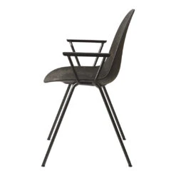 Mater Eternity Dining Armchair 7 Mater Eternity Dining Armchair -Danish Design Store Mater 11002 EternityArmchair CoffeeWasteBlack Packshot Side