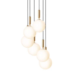 Miira 6 Chandelier 29 Miira 6 Chandelier -Danish Design Store Miira 6 Large brass opal 2 on 300ppi SS20 2362x3543px
