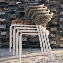 Mindo 101 Outdoor Dining Chair - Stackable 23 Mindo 101 Outdoor Dining Chair - Stackable -Danish Design Store Mindo 101 T.A 04