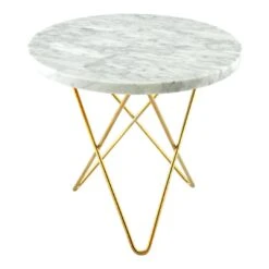 OX Denmarq Mini O Table 27 OX Denmarq Mini O Table -Danish Design Store Mini O Carerra brass