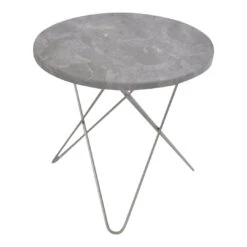 OX Denmarq Mini O Table 21 OX Denmarq Mini O Table -Danish Design Store Mini O Table stainless steel grey marble