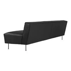 Gubi Modern Line Sofa - 3 Seater 36 Gubi Modern Line Sofa - 3 Seater -Danish Design Store ModernLine Sofa 240 4 Leg FullyUpholstered Black Leather Black B3Q