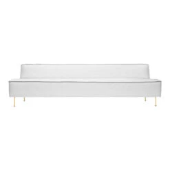Gubi Modern Line Sofa - 3 Seater 26 Gubi Modern Line Sofa - 3 Seater -Danish Design Store ModernLine Sofa 240 4 Leg FullyUpholstered Brass Kvadrat Colline 108 Front