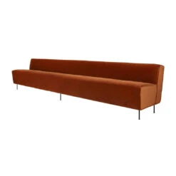 Gubi Modern Line Sofa - Dining Height 11 Gubi Modern Line Sofa - Dining Height -Danish Design Store ModernLine Sofa Dining 350 Black GubiVelvet 641 Side