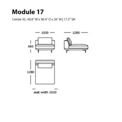 Surface Modular Sofa (Modules 17-21) 33 Surface Modular Sofa (Modules 17-21) -Danish Design Store Module 17