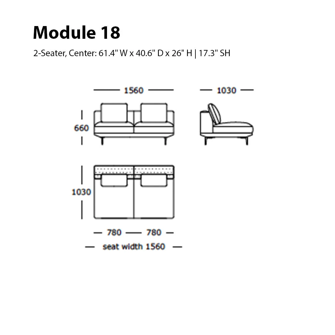 Surface Modular Sofa (Modules 17-21) 17 Surface Modular Sofa (Modules 17-21) - Image 15