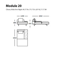 Surface Modular Sofa (Modules 17-21) 36 Surface Modular Sofa (Modules 17-21) -Danish Design Store Module 20