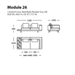 Surface Modular Sofa (Modules 26-31) 36 Surface Modular Sofa (Modules 26-31) -Danish Design Store Module 26