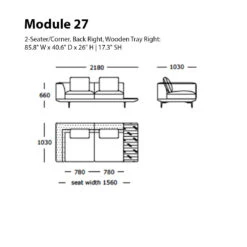 Surface Modular Sofa (Modules 26-31) 37 Surface Modular Sofa (Modules 26-31) -Danish Design Store Module 27