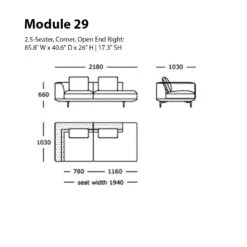 Surface Modular Sofa (Modules 26-31) 39 Surface Modular Sofa (Modules 26-31) -Danish Design Store Module 29