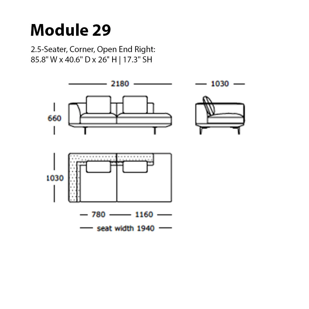 Surface Modular Sofa (Modules 26-31) 20 Surface Modular Sofa (Modules 26-31) - Image 18