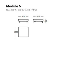 Surface Modular Sofa (Modules 5-8) -Danish Design Store Module 6