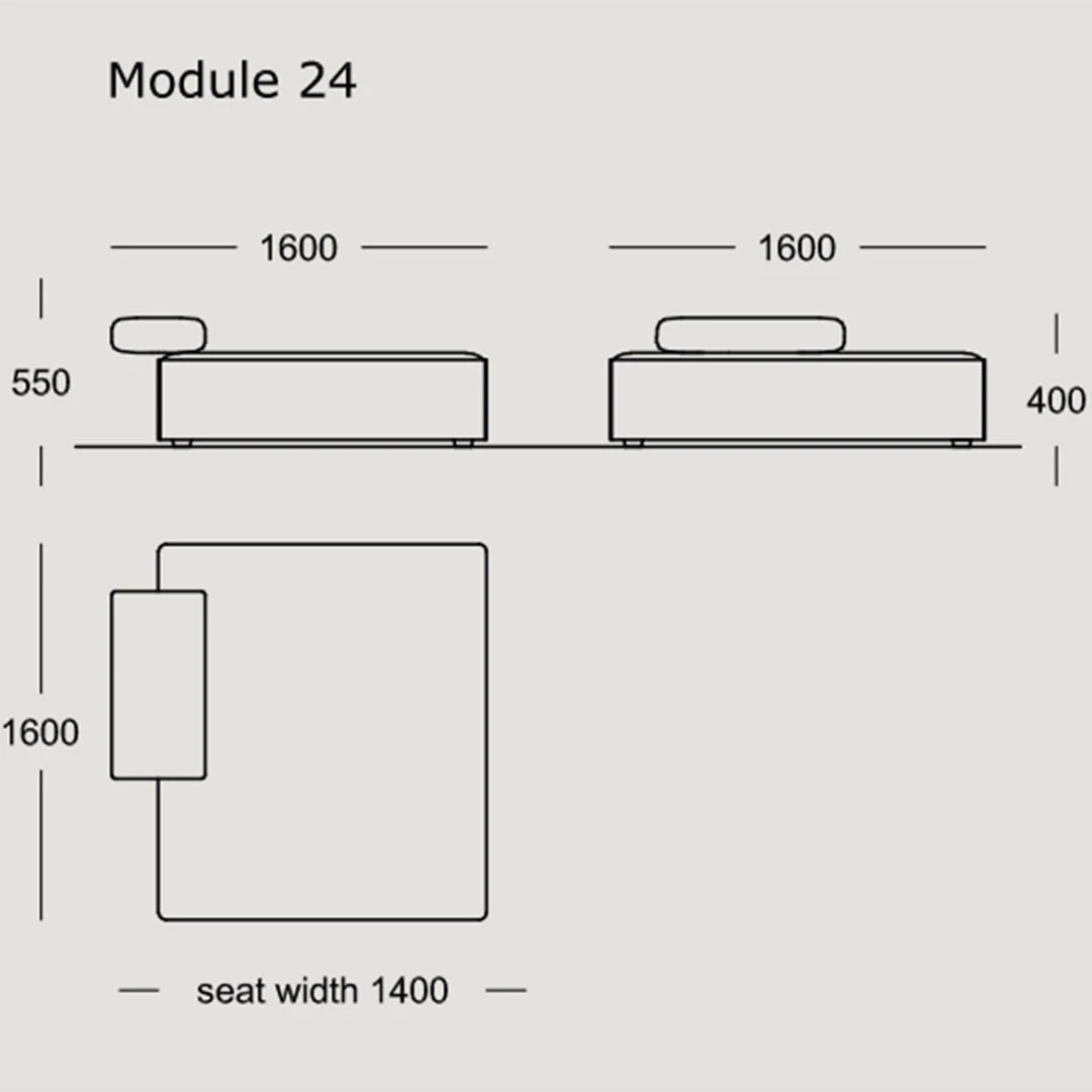 Cinder Block Modular Sofa (Modules 24 - 31) 20 Cinder Block Modular Sofa (Modules 24 - 31) - Image 18