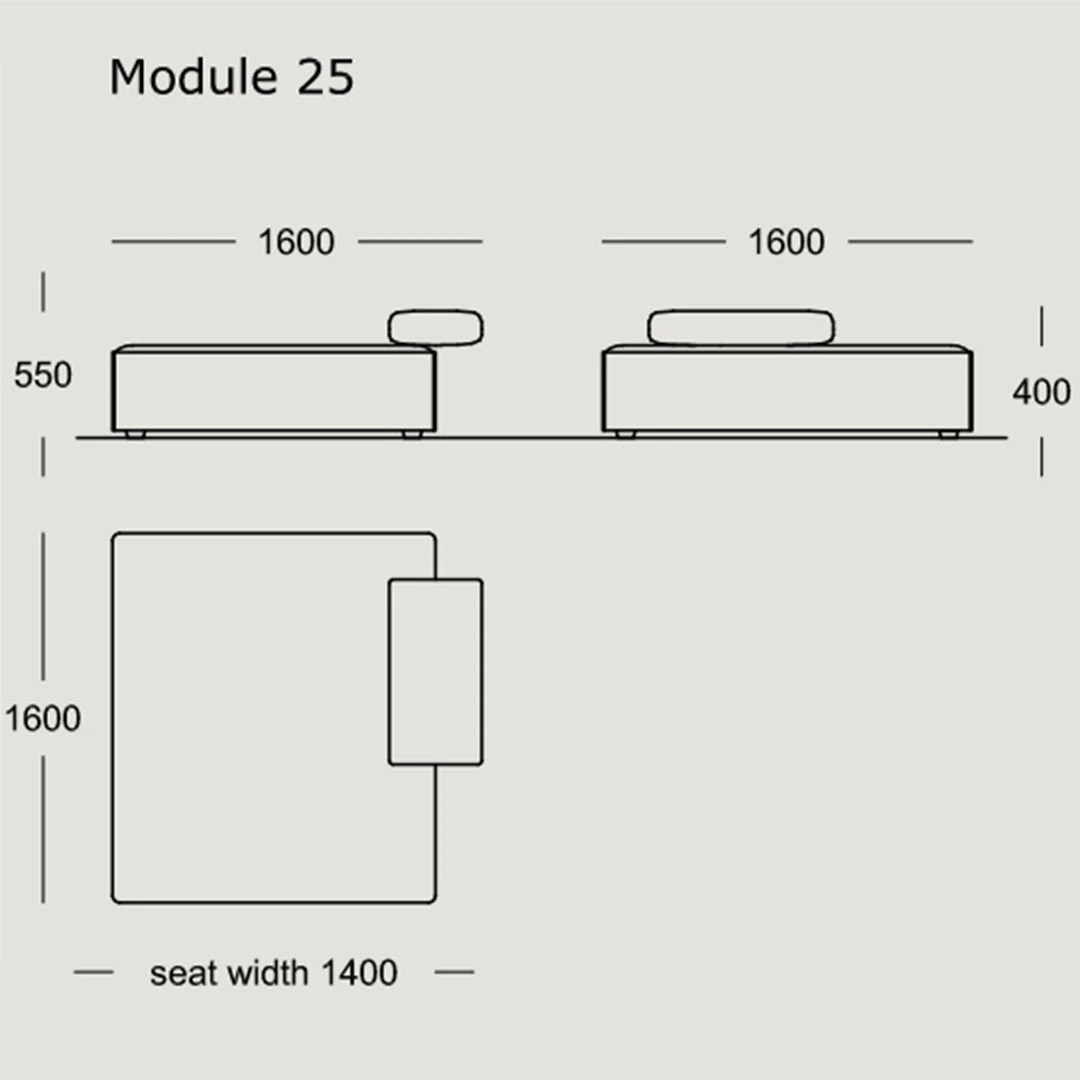 Cinder Block Modular Sofa (Modules 24 - 31) 21 Cinder Block Modular Sofa (Modules 24 - 31) - Image 19