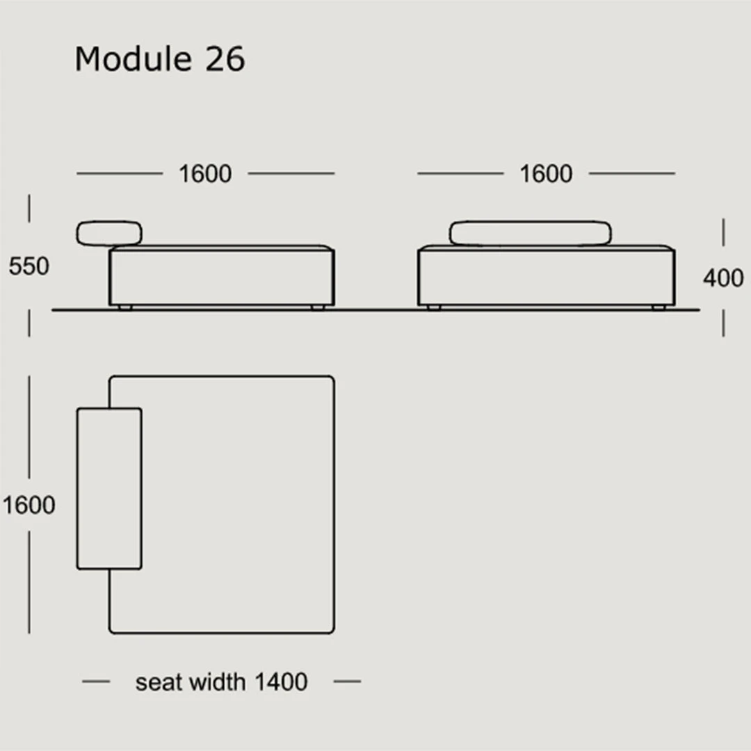 Cinder Block Modular Sofa (Modules 24 - 31) 22 Cinder Block Modular Sofa (Modules 24 - 31) - Image 20