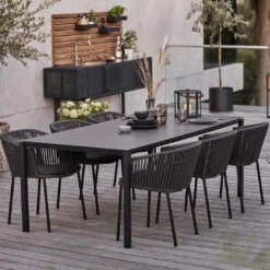 Moments Outdoor Stackable Chair -Danish Design Store Moments chair pure table 2 1e8770a5 6736 4bc9 814b acd6362569cd