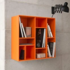 Compile Wall-Mounted Bookshelf 40 Compile Wall-Mounted Bookshelf -Danish Design Store Montana Compile Burma Ambient02 s102 2016 W