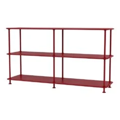 Montana Free Standing Shelf 17 Montana Free Standing Shelf -Danish Design Store Montana Free 220000 Beetroot Perspective