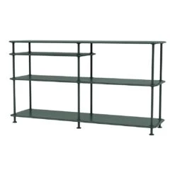 Montana Free Standing Shelf 21 Montana Free Standing Shelf -Danish Design Store Montana Free 220100 BlackJade Perspective