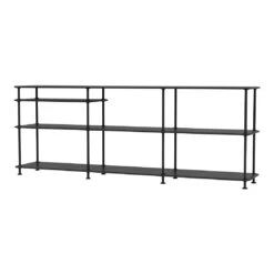 Montana Low Shelving System 19 Montana Low Shelving System -Danish Design Store Montana Free 222100 Black Perspective