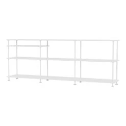Montana Low Shelving System 18 Montana Low Shelving System -Danish Design Store Montana Free 222100 NewWhite Perspective