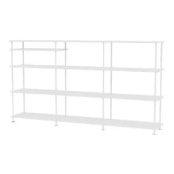 Montana Wide Free Standing Shelving System -Danish Design Store Montana Free 333100 NewWhite Perspective