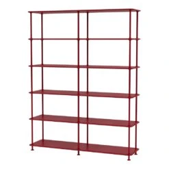 Montana Classic Free Standing Shelf 17 Montana Classic Free Standing Shelf -Danish Design Store Montana Free 550000 Beetroot Perspective