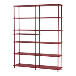Montana Classic Free Standing Shelf 22 Montana Classic Free Standing Shelf -Danish Design Store Montana Free 550100 Beetroot Perspective