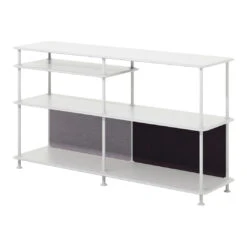Montana Free Standing Shelf 23 Montana Free Standing Shelf -Danish Design Store Montana Free shelf 220100 New White perspective lilac purple NS