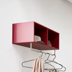 Coat Shelf W/ Clothes Rack -Danish Design Store Montana Home18 19 Coat MoulinRouge H