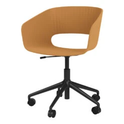 Maree 405 Office Chair - 5-Star Base W/ Casters -Danish Design Store Montana Maree 405 Shell Amber Perspective